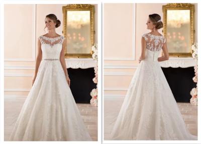 China Luxury Long Train A Line Style Wedding Dresses For Bridal Fashionable for sale