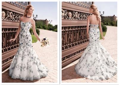 China Sweetheart lace wedding dresses pattern trumpet bridal wedding gown backless wedding dress mermaid with train for sale