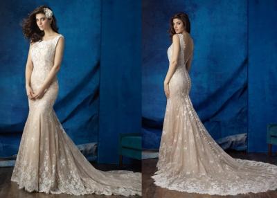 Cina Progettazione di trascinamento immortale di A della guaina del vestito da sposa linea sexy dalla colonna piccola in vendita