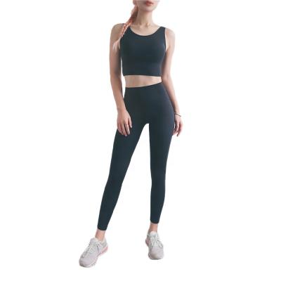 China Ptsports Antibacterial Wholesale Crop Fitness Nylon Spandex Running Gym Sports Bra Top Women Push Up Fitness Bra for sale