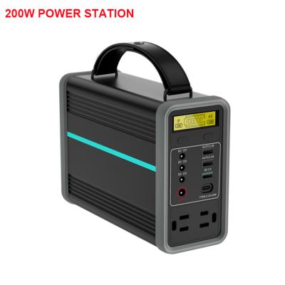 China Newest Type C Mini Portable Charger 100000 Mah Type C 220V Portable Solar Power Station AC Powerbank For Electric Tool for sale