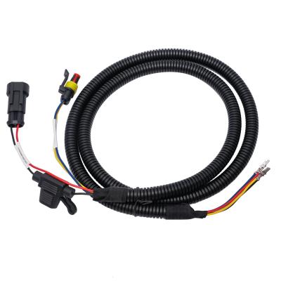 China OEM 12V Plastic Wiring Harness Cables For Automotive Industrial for sale