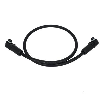 China MC4 Solar Copper Cable Assembly With Black / Red TPE Jacket Round Cross Section for sale