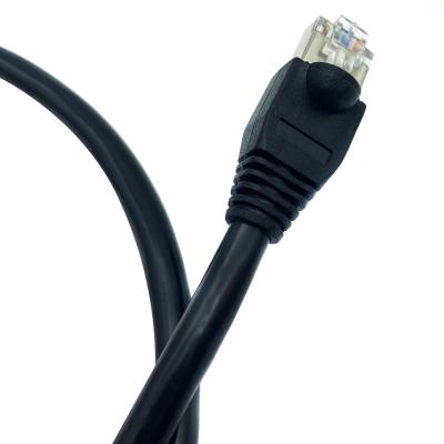 China Secure Shielded Copper Ethernet Patch Cable / Ethernet Cable Assembly -20℃ To 80℃ Temperature Rating zu verkaufen