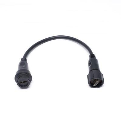 中国 White Female Communication Cable Connectors with Gold Contact Plating 販売のため