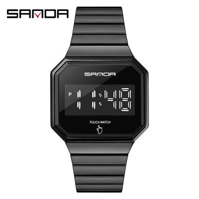 China Day/Date Sanda 8001 Touch Screen Led Waterproof Digital Watch Sports Men's Digital Watch Relogio Date for sale