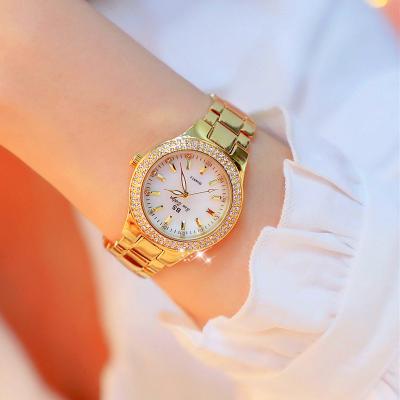 China Wholesale Dropshipping Diamond Lady Watch Bling Crystal Bracelet Luxury Watch Waterproof For Woman for sale