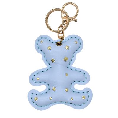 China Cute Women Backpack And Car Key Chain Leather Accessories Back Cell Phone Pendant Charms Ornaments Wholesale for sale