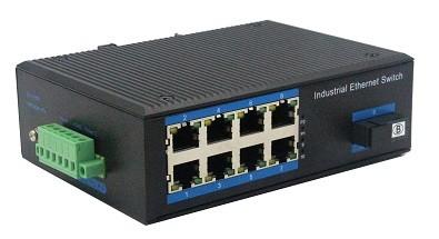 China OPK-4500-1GX8GT-Serie 8-Port 10/100/1000BASE-TX+1000Base-FX Industrie-Ethernet-Schalter zu verkaufen