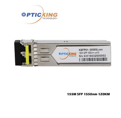 China OPTICKING el 120km SFP 155Mbps enchufable caliente 1550nm obediente con SDH/SONET en venta