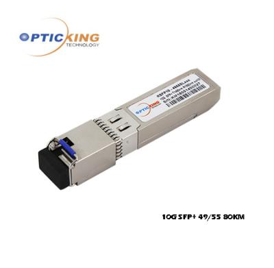 Китай Одиночный модельный модуль приемопередатчика волокна MSA SFF-8431 BIDI DDM LC 10G SFP+ продается