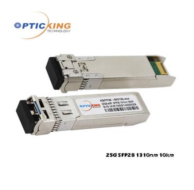 중국 OPTICKING SFF8472 25G SFP28 LR 10KM LC SMF 송수신기 판매용