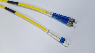 China SM MM Fiber LC TO FC Patch Cord Customized White Black Yellow Color for sale