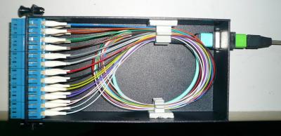 China casete de la transición del cable del desbloqueo de 1*8 2*24 MPO para Data Center en venta