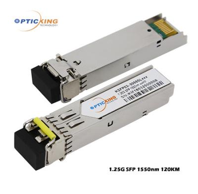 Κίνα 1,25 ενότητα Γ SFP 1550nm 120km SFP LC για το δίκτυο πρόσβασης προς πώληση