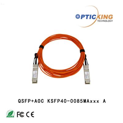 China Aktives Lichtleiterkabel OPTICKING 100m 40G QSFP+ AOC MMF SFF-8436 QSFP+ zu verkaufen