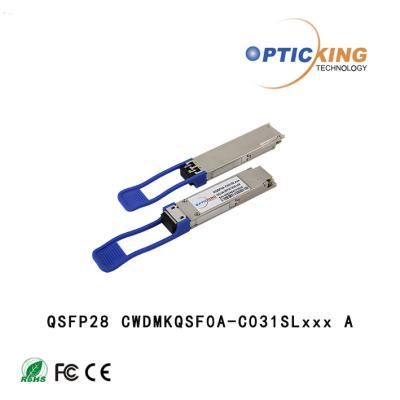 China 1311nm 1331nm 100G QSFP28 CWDM4 10km Vezel Optische Module Te koop