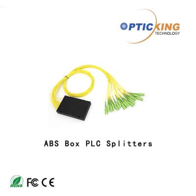 Cina separatore a fibra ottica 1260 dello SpA di 1xN 2xN al separatore dello SpA del contenitore di ABS 1650nm in vendita