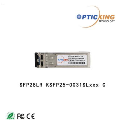 China Single Mode 25G SFP28 LR 1310nm 10KM SFP Duplex LC Optical Transceiver for sale