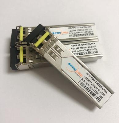 China 40km 80km 120km SFP Optical Transceiver Module Compatible Fiber for sale