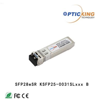 China LC-SR 850nm Millimeter Duplex 25G SFP28 Faser-optischer Transceiver zu verkaufen