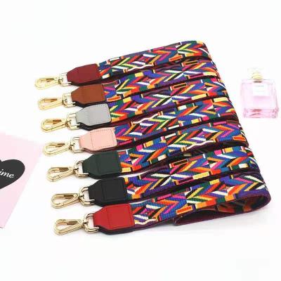 China BAGS BD-124 3.8cm wide color bag straps colorful accessories All-match bag strap length can not be adjusted for sale