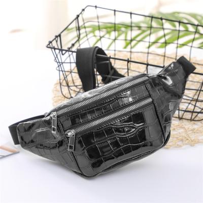 China New Fanny Pack Fashion Women Men's Leather Waist Bag Mobile Phone Sports Belt Bag Elegant Waist Pack Bag for sale