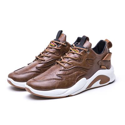 China CUSHIONING CUSHIONING new autumn and winter men's sports shoes single cotton with the same style men's shoes thickened warm men's PU cotton shoes for sale