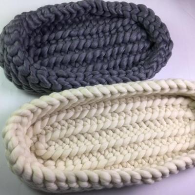 China Chunky Merino Disposable Wool Knit Crib Nest For New Baby for sale