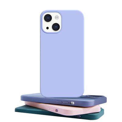 China High Quality Soft Liquid Silicone Rubber Shockproof For Pro Max Phone Case Mobile Phone 12 Apple Iphone 13 Cover Bag for sale