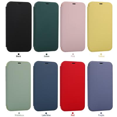 China Luxury Magnetic Card Holder Credit Card PU Wallet Leather Case For iPhone 13 for sale