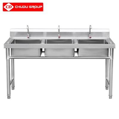 China With Faucet Wash Sink Stainless Steel Hospital Surgical Scrub Sink Basin Medical Sink Price for sale