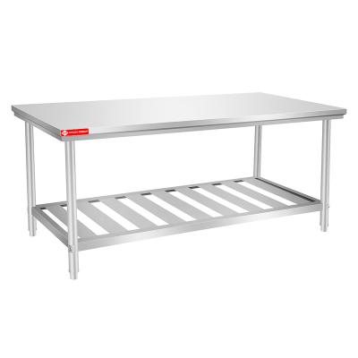 China Hot sale kitchen stainless steel work table for restaurant commercial kitchen cooking food work table for sale