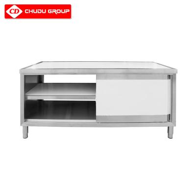 China Commercial Kitchen Stainless Steel Kitchen Work Table With Backsplash Custom Workbench Kitchen Workbench for sale