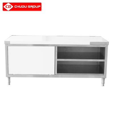 China 2023 Hot Sale Kitchen Stainless Steel Kitchen Workbench Cabinet For Restaurant for sale