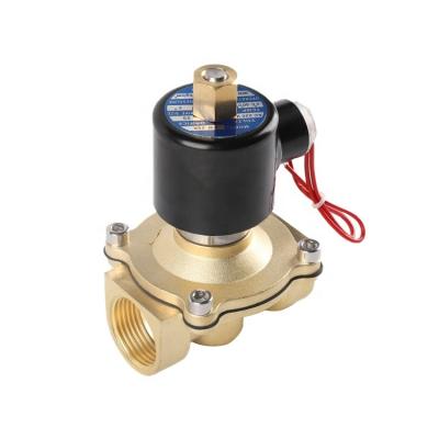 China DN25 BSPP Water Oil Gas Solenoid Valves Female Thread General Normally Open Brass Diaphragm Valve for sale