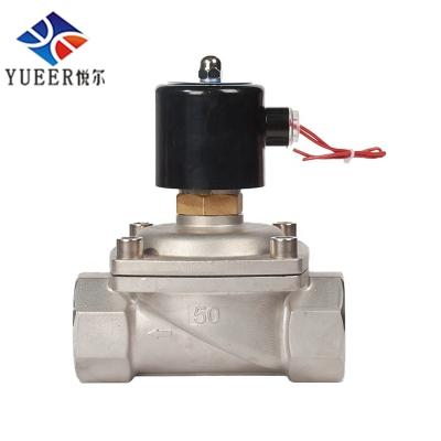 China 2 Way Stainless Steel China Manufacturer Normally Open DC24V AC220V General Air Water Valve Solenoid Valves for sale