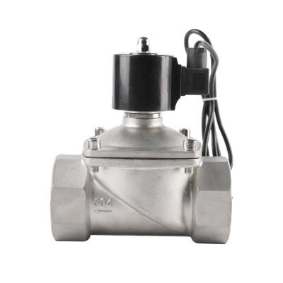 China 2 Way Stainless Steel Solenoid Valves 24VDC 220AC General Normally Closed Waterproof Diaphragm Valve for sale