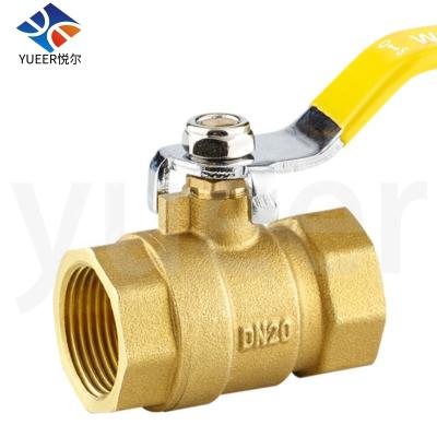 China 2pc Ball Valve Female Thread Flow Control Valve General Manual Water Gas Water Gas Ball Valve Dual for sale