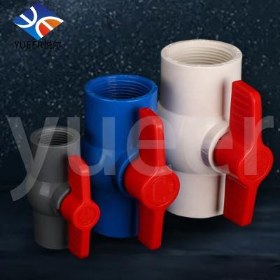 China General Plastic Valve Irrigation Ball Valve Pipe Fitting PVC Ball Valve Price for sale