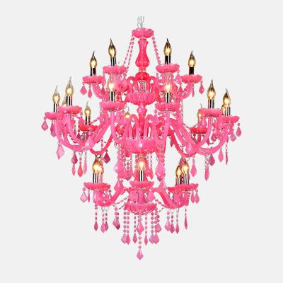 China Modern Contemporary China Crystal Candle Chandelier For Banquet Luxury Pendant Lamp for sale