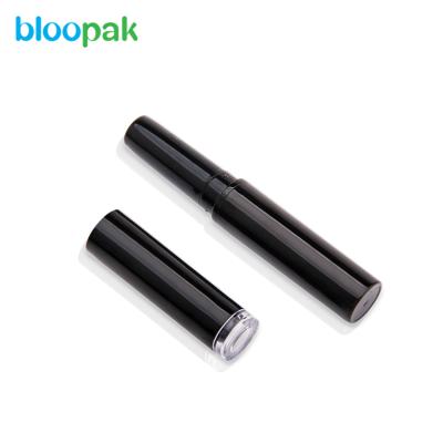 China Cosmetics Lipstick Container Manufactures Wholesale Plastic Lipstick Tube Empty Black for sale