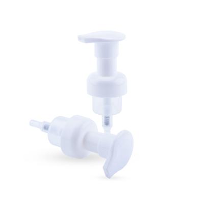 China Non Spill Custom Colors Foamer Pump Manual Pressure 30mm Plastic Facial Detergent Foamer Foamer Dispenser Pump for sale