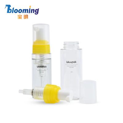 China Non Spill Plastic Foam Pump Dispenser Bottle 50ml 100ml 200ml 250ml PET Liquid Foam Pump Bottle for sale