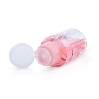 China Non Spill Plastic Nail Polish Remover Pump PET Nail Pump Cleaning Empty Water Bottle for sale