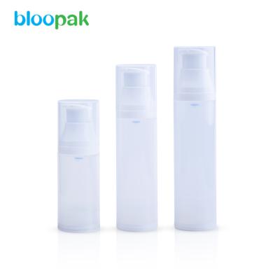 China Cosmetic Airless Empty Body Oil Bottles Container Filled Plastic To Press In Airless Bottle for sale