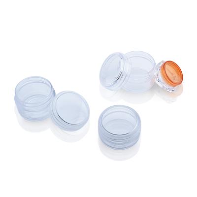 China Non Spill Wholesale Cheap Plastic Skin Care Cosmetic Cream Jars Container Packaging Jars for sale