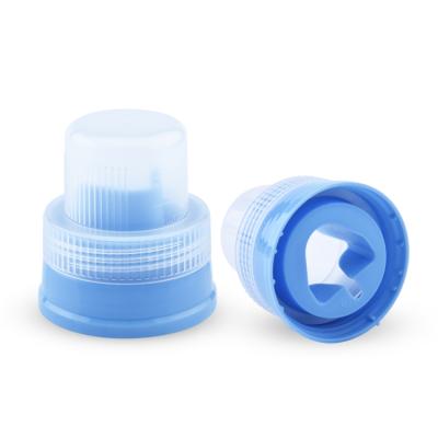 China Non Spill PP 56mm Screw Cap Detergent Cap For 1L Bottle With Ratchet Cap for sale