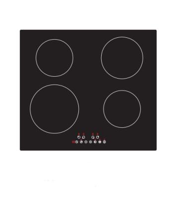 China Temperature Adjustment 4 Burner Electric Inline Induction Hob With GS Certificate for sale