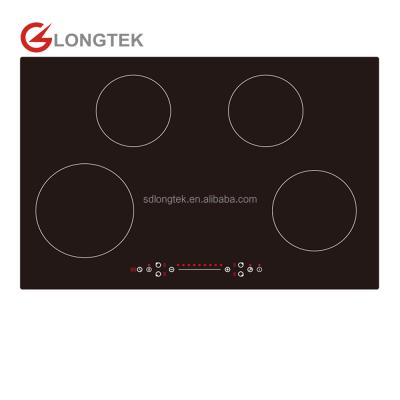 China Hob Built-in 4 Zone Hotel Home Appliance Infrared Induction Cooker for sale